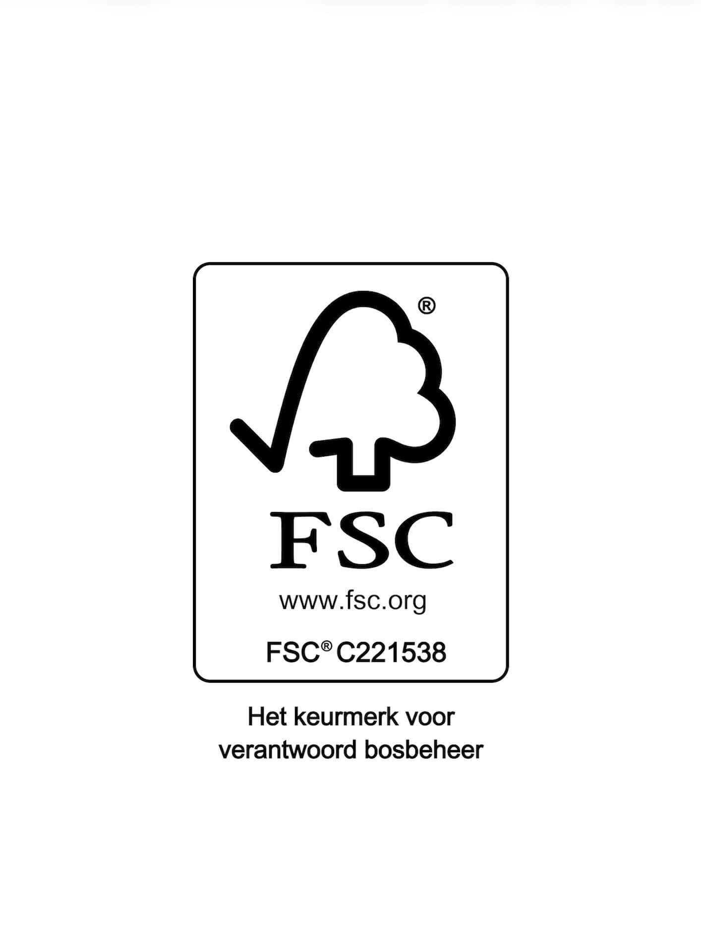 fsc met extra witruimte